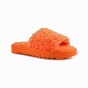 Nine West Fuzzie Cozy Flat Slippers Oranje Nederland | AVF-314928